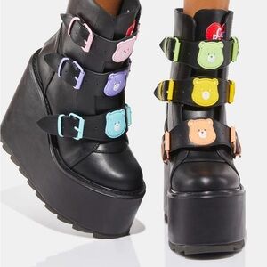 CARE BEARS /NEW WITH TAG VAGAN LEATHER UPPER HARD TO FIND .